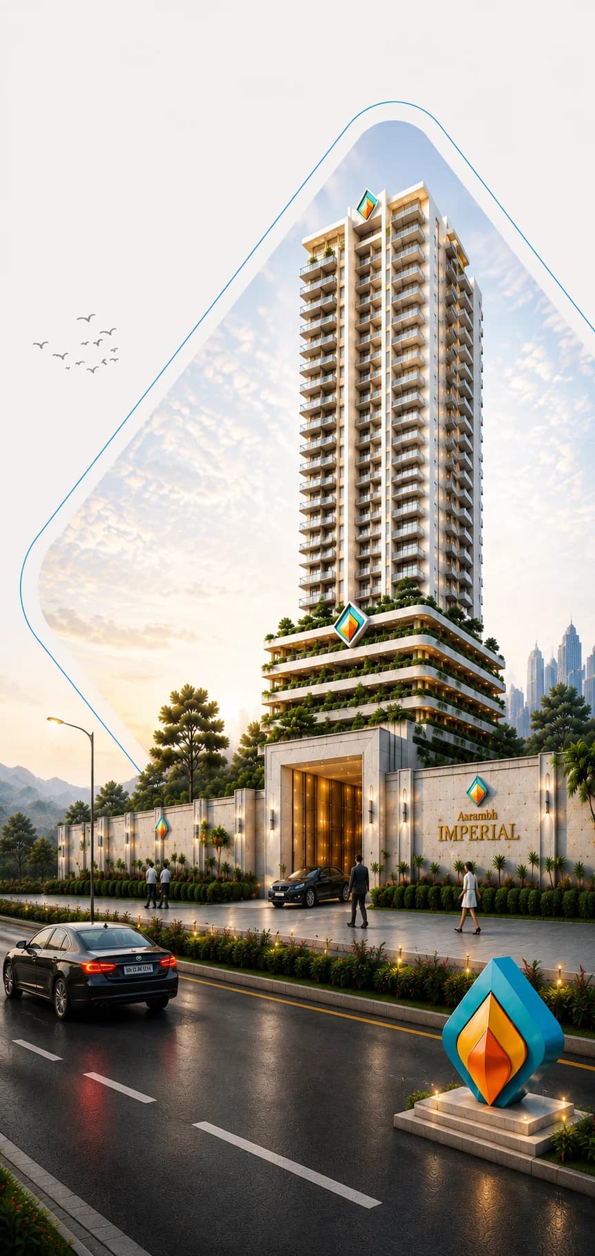 Aarambh Imperial exterior render